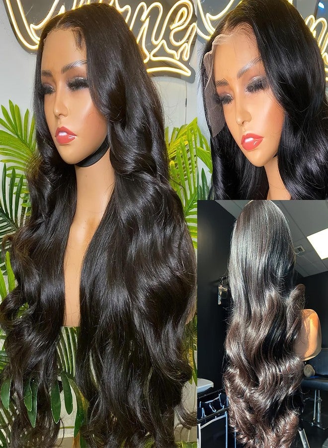 AUOCATTAIL Glueless Wigs Human Hair Pre Plucked Pre Cut 150% 13x4 Hd Transparent Lace Front Wigs With Baby Hair 28 Inch Body Wave Human Hair For Black Women - Image 5