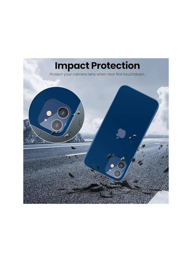 PROMASS Premium 9H Tempered Glass Camera Lens Protector for iPhone 12 (6.1") | Tempered Glass - camera Glass Screen Protector Easy Installation, Scratch-Resistant, Durable Lens Cover with 3 Holes - Image 3