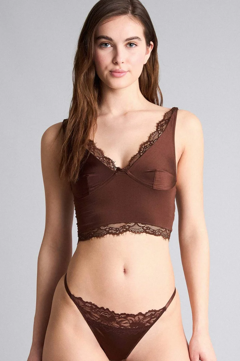 DeFacto Lace Satin Slip Panty