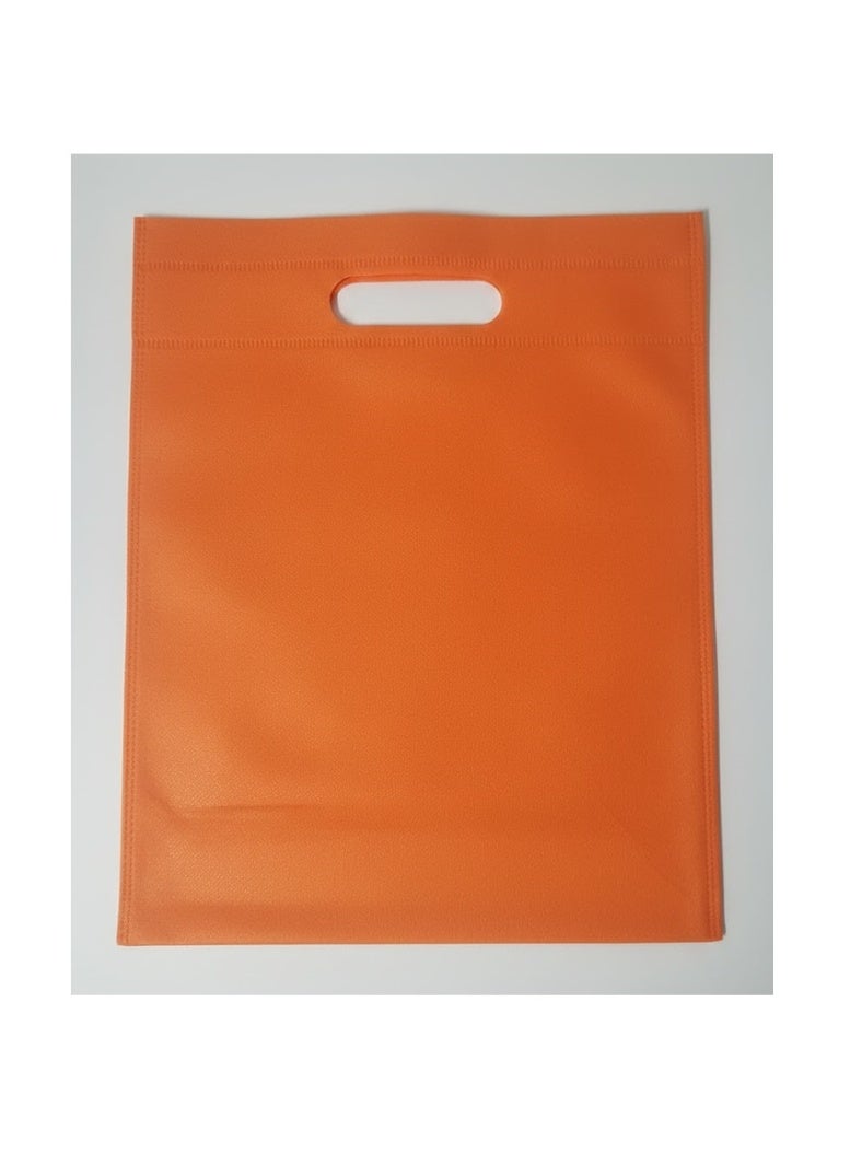 حقيبة هدايا قماشية، 20 قطعة، برتقالية اللون، 49 × 50 سم - Image 1