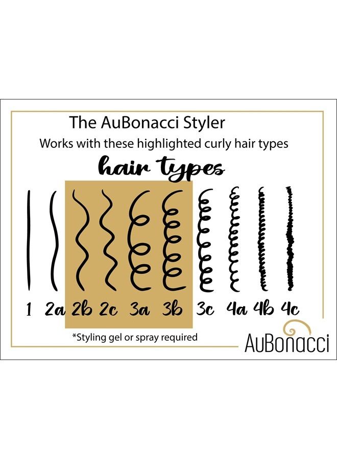 AuBonacci Styler for Curly Hair: Lift, Direct & Add Volume To Curls - Image 3