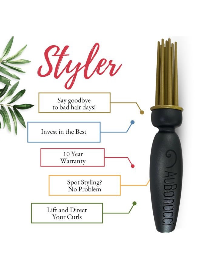 AuBonacci Styler for Curly Hair: Lift, Direct & Add Volume To Curls - Image 2