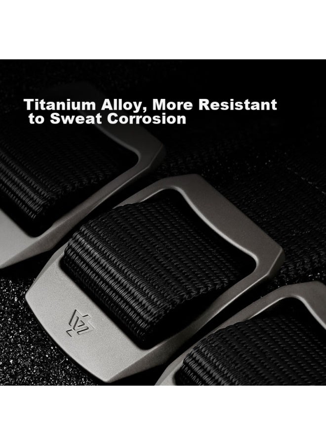 Tactical Bird Zhanshuniao R6 (titanium Alloy Buckle), High-performance Nylon Belt, Durable Work Belt For Men, Canvas Sports Belt, Military-style  - Image 2