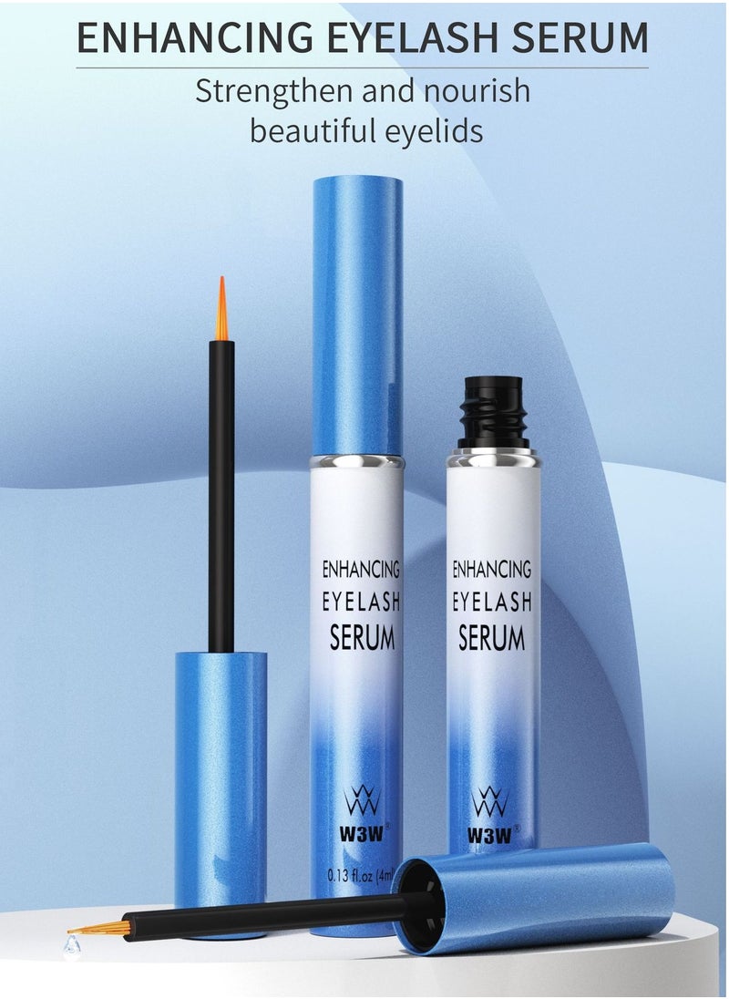 W3W - Advanced Eyelash Serum for Thicker, Longer Eyelashes and Eyebrows - Grow Luscious Lashes with Brow Enhancer (4 mL) - Image 1