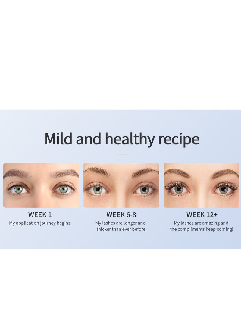 W3W - Advanced Eyelash Serum for Thicker, Longer Eyelashes and Eyebrows - Grow Luscious Lashes with Brow Enhancer (4 mL) - Image 1