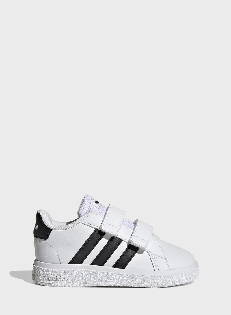 Adidas Grand Court Lifestyle Hook And Loop Shoes