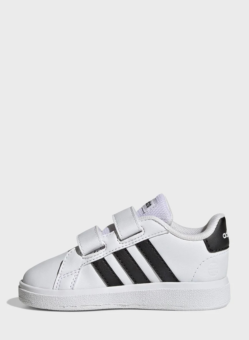 Adidas Grand Court Lifestyle Hook And Loop Shoes