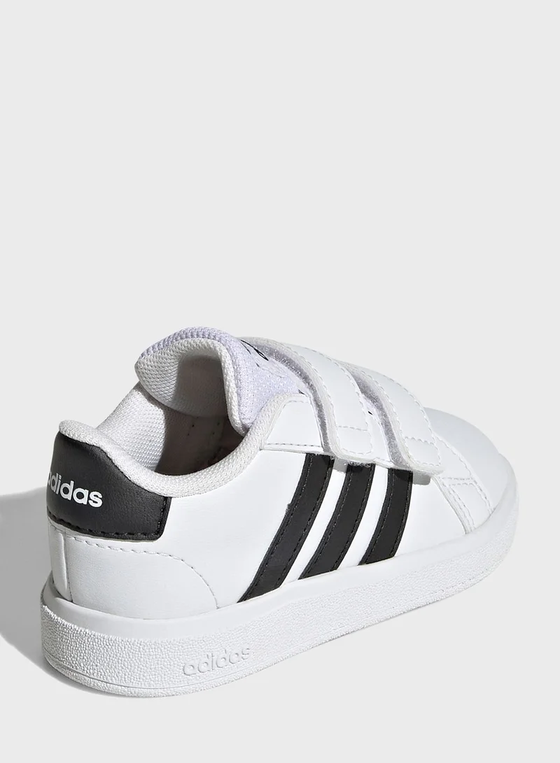 Adidas Grand Court Lifestyle Hook And Loop Shoes
