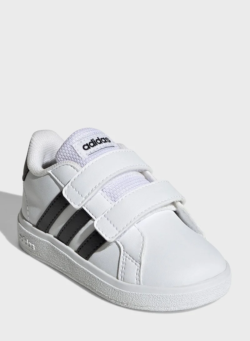 Adidas Grand Court Lifestyle Hook And Loop Shoes