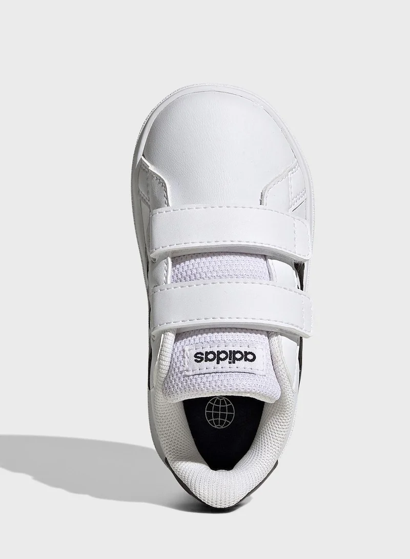 Adidas Grand Court Lifestyle Hook And Loop Shoes