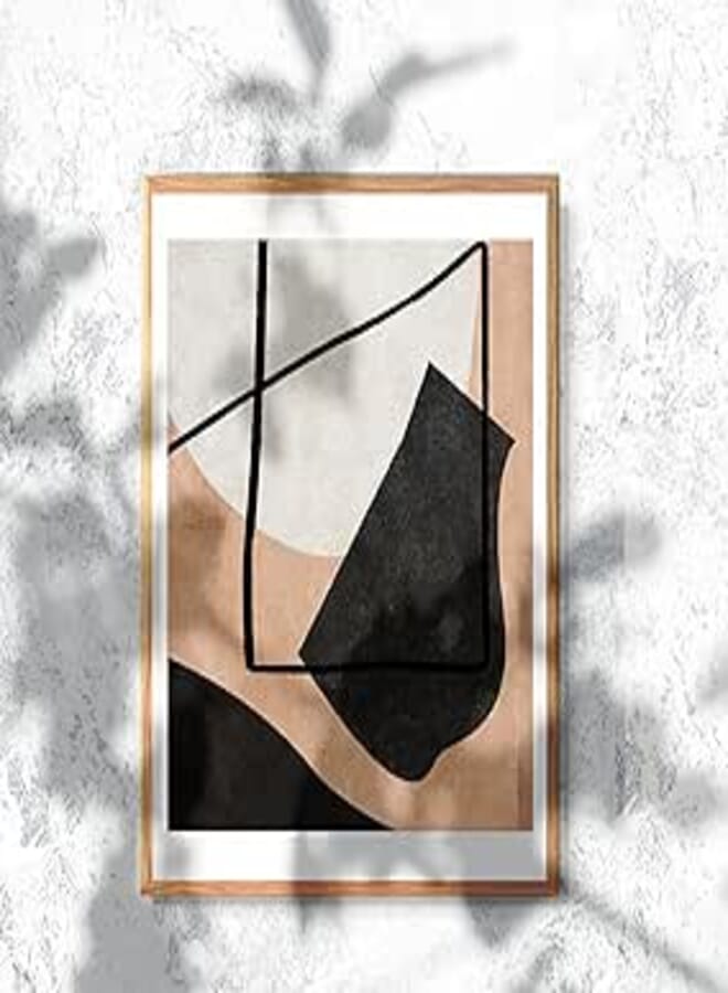 Duckly Modern wall frame (abstract) 30X40cm ,برواز حائط مودرن (فن تجريدي) 30 * 40 سم من داكلي 