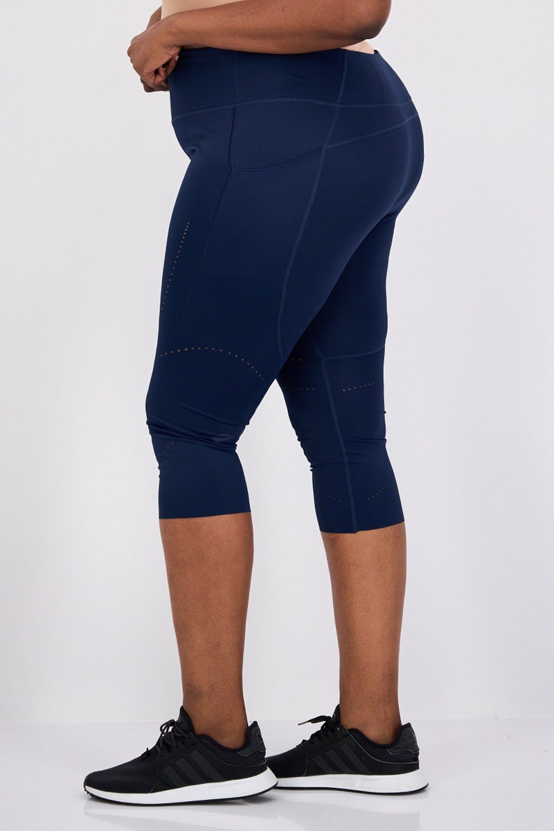 Brooks ليغينغز تدريب رياضية للنساء، لون كحلي - Image 2