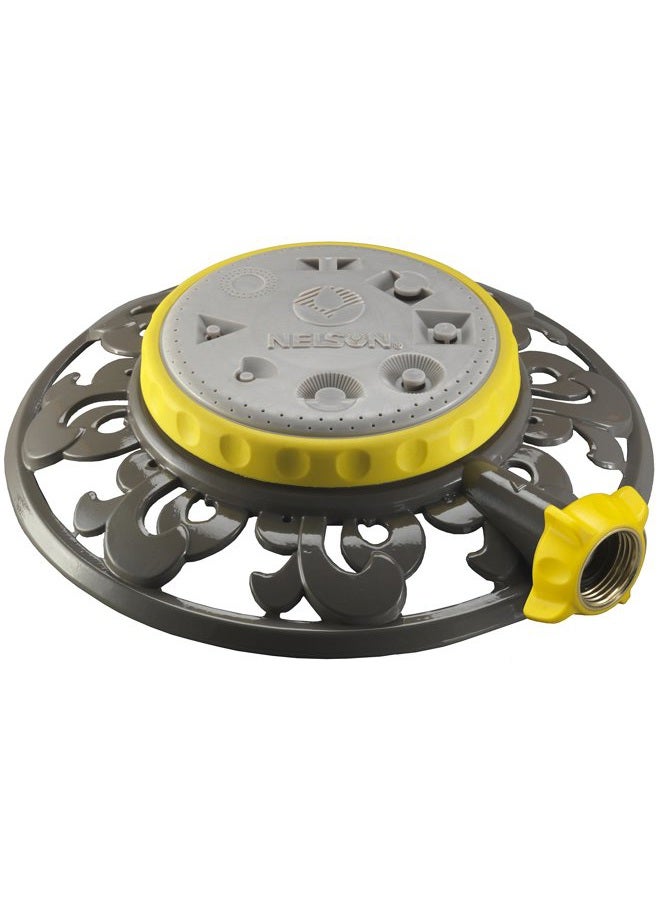Eight-Pattern Spray Head Stationary Sprinkler Metal Base