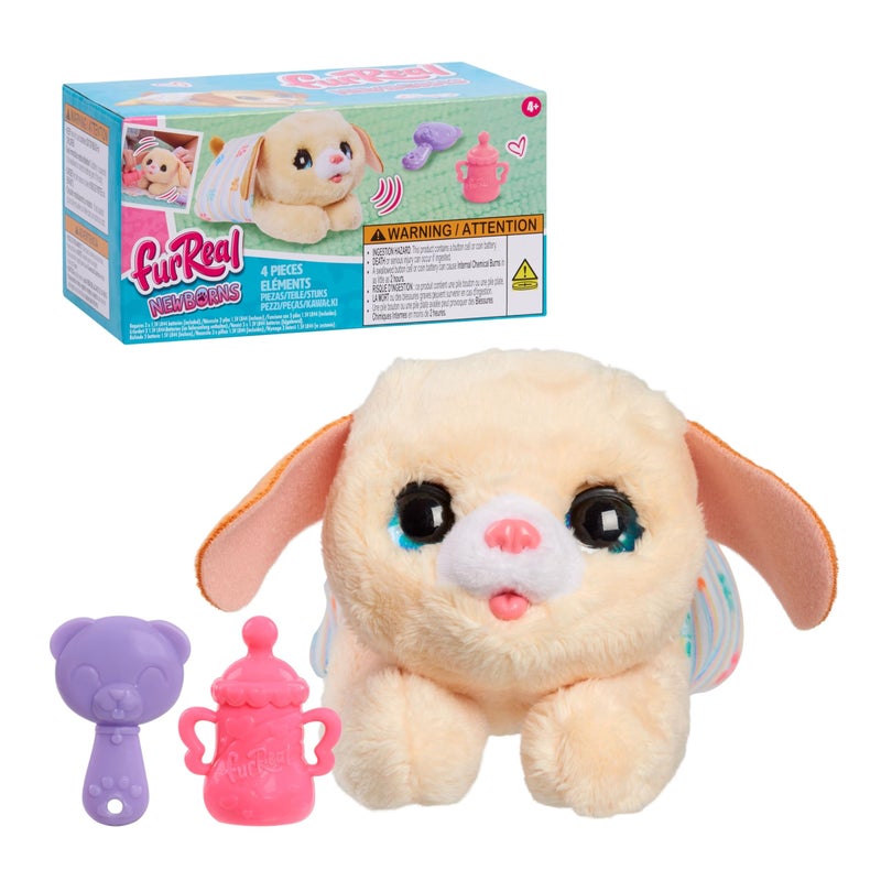 furReal Newborns Puppy Interactive Pet, Small Plush Puppy with Sounds and Motion, Kids Toys for Ages 4 Up by Just Play - Image 5