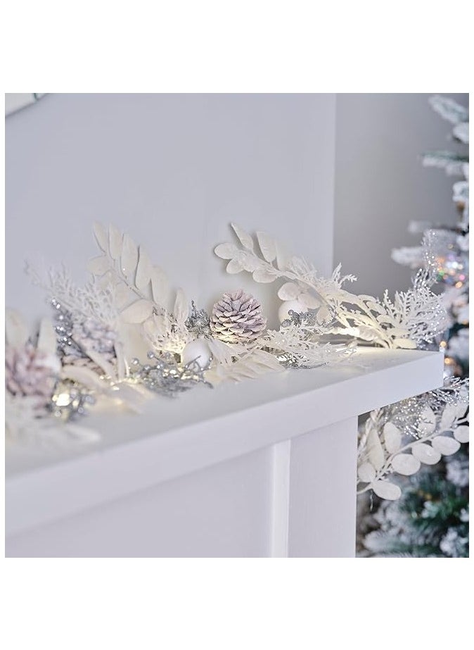 Gold Glitter Foliage Garland