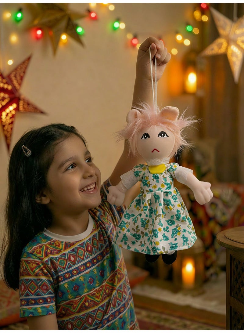 Lula Rabbit Doll Plush Toy – Stuffed Animal– Soft Cotton Body – Perfect Ramadan Gift for Girls and Kids – 25cm - Image 1