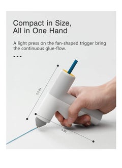 Y&D Cordless Hot Glue Gun, 20 Sticks, 30S Heating Fast, USB Rechargeable Melt Lithium Gun Tools, Smart-Power-off Perfect for Crafts, DIY Arts, Quick Home Repairs  - Image 5