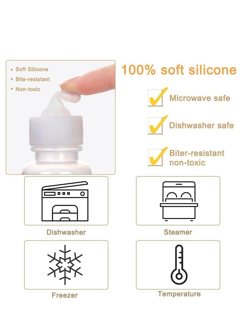 إكسفور مجموعة زجاجة الحيوانات الأليفة ، جرو زجاجة الرضاعة ، جرو التمريض الحيوانات الأليفة حاقن المغذية ، - Image 2