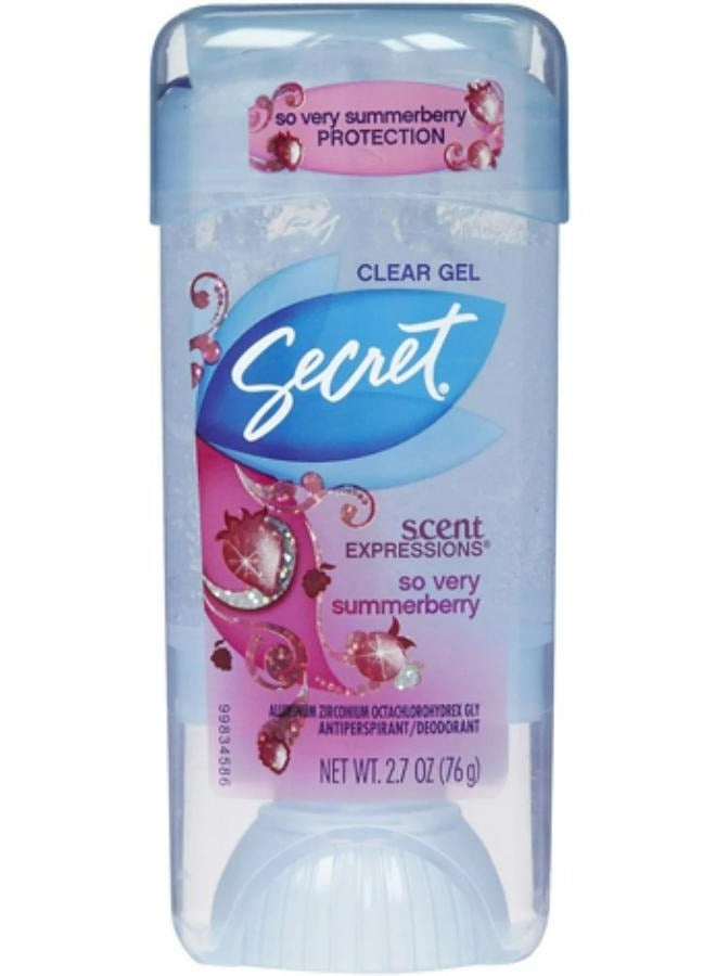 Secret Scent Expressions So Very Summerberry Clear Gel Antiperspirant Deodorant 76g - Image 1
