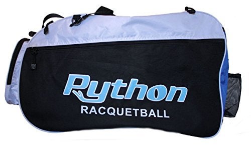 Python Racquetball Python Deluxe "Club" Racquetball Bag (Black/Blue) - Image 2