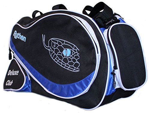 Python Racquetball Python Deluxe "Club" Racquetball Bag (Black/Blue) - Image 3