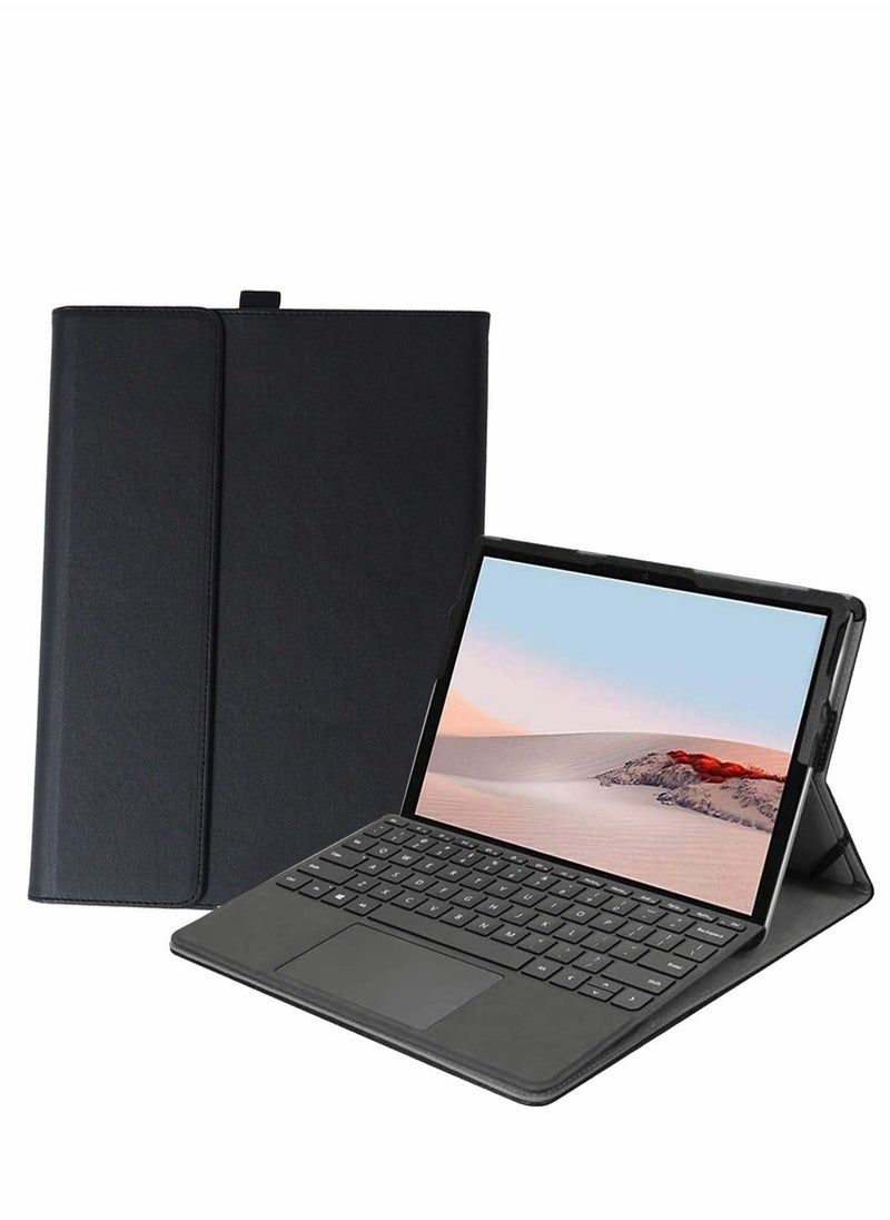 غطاء واقي لـ Surface Go 3 2021/Surface 2 2020/Surface 2018 مع حامل قلم متعدد الزوايا، محفظة، غطاء أعمال متوافق مع نوع لوحة المفاتيح - Image 1