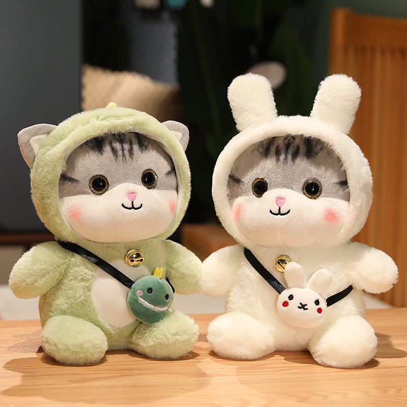 Cute Transformable Cat Plush Toy Stuffed Animal Doll Pillow Birthday Gift - Image 1