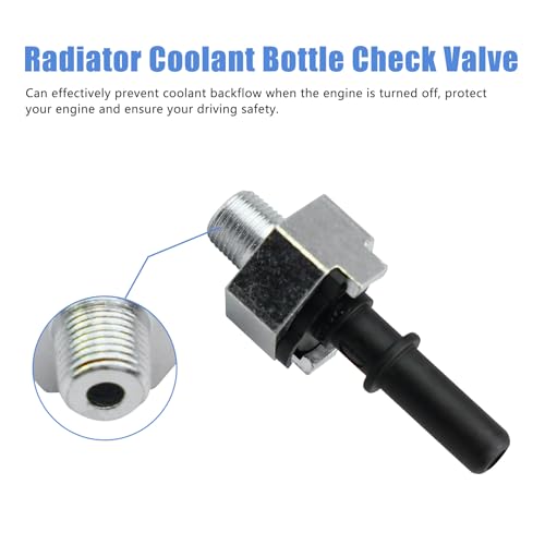 OURWILLSM Radiator Coolant Bottle Check Valve 31325609 Fits for Volvo S60 2013 2014 2015 2016 V60 2014 2015 2016 XC60 2015 2016 XC70 2016 - Image 2