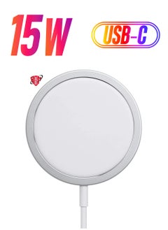 15W Fast Magnetic Wireless Charger Compatible with iPhone 12/12 Pro Max/Mini/AirPods Pro