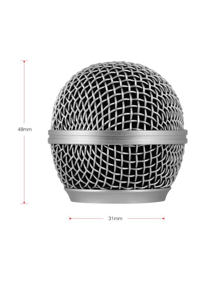 NIBEMINENT Replacement Microphone Head I5537 Silver - Image 2