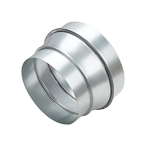 A-KARCK Air Duct Reducer 7" to 6", Round Duct Adapter Galvanized Steel for Inline Ventilation System, Connect Pipe with Duct Fan or Dryer Vent - Image 5