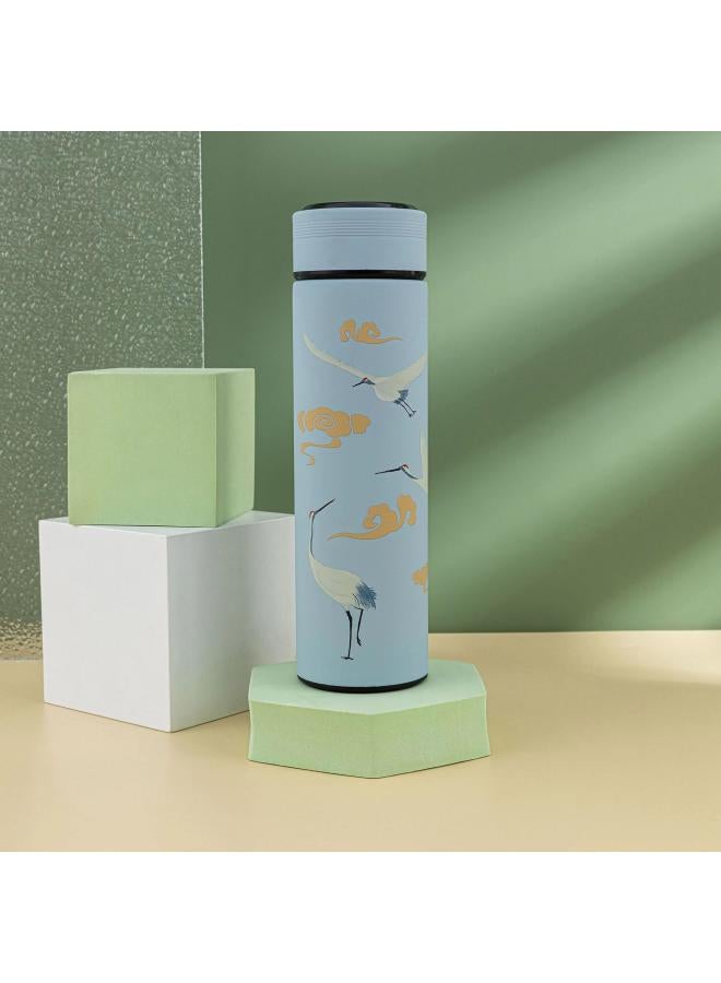 New Smart 304 Stainless Steel National Tide Thermos Cup Business Car Cup Straight Cup Warm Gift Cup Can Be Printed