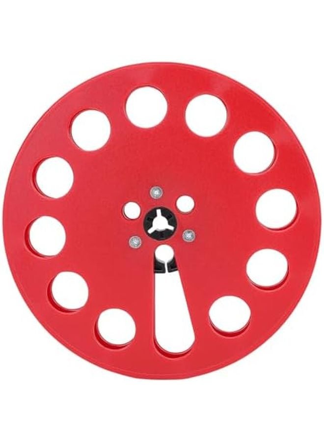 Red Plastic Empty Take Up Reel 7 Inch 12 Holes for ReVox Tape Player Opening Machine Part - Image 2