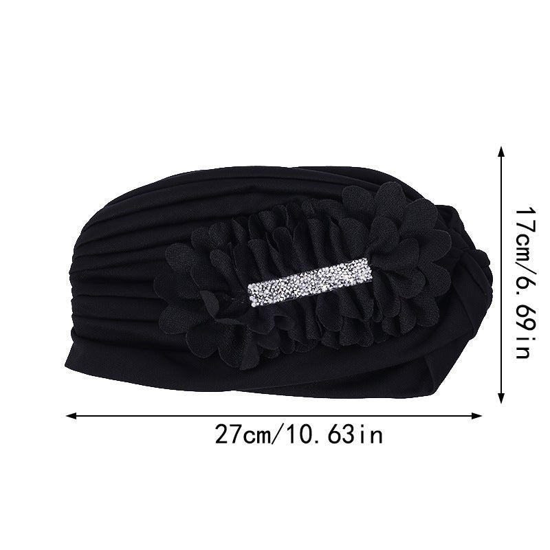 New Muslim Turban Cap Adjustable Space Layer Braid Drill Hat - Image 4