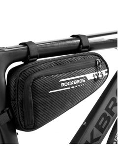 Rockbros Bike Triangle Bag Waterproof Bike Bag Bicycle Bag Storage for MTB Road  Cycling Accessories (black)  - Image 1