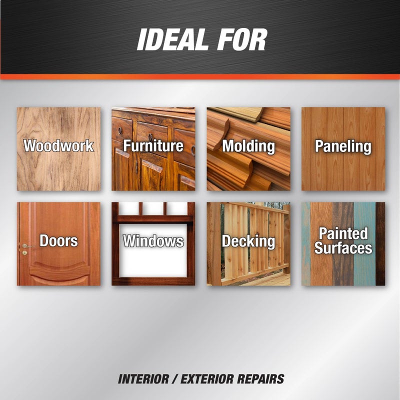 DAP Plastic Wood-X with DryDex Wood Filler, Natural, 16 Oz (7079800542) - Image 4