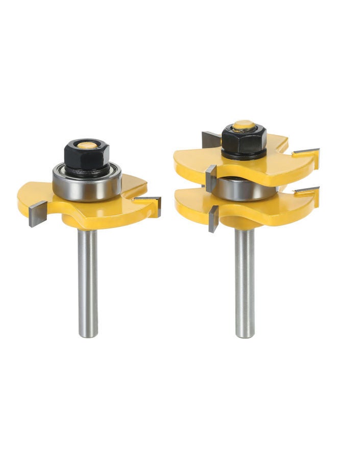 نيبمينينت أداة تشذيب الخشب من قطعتين أصفر - Image 1