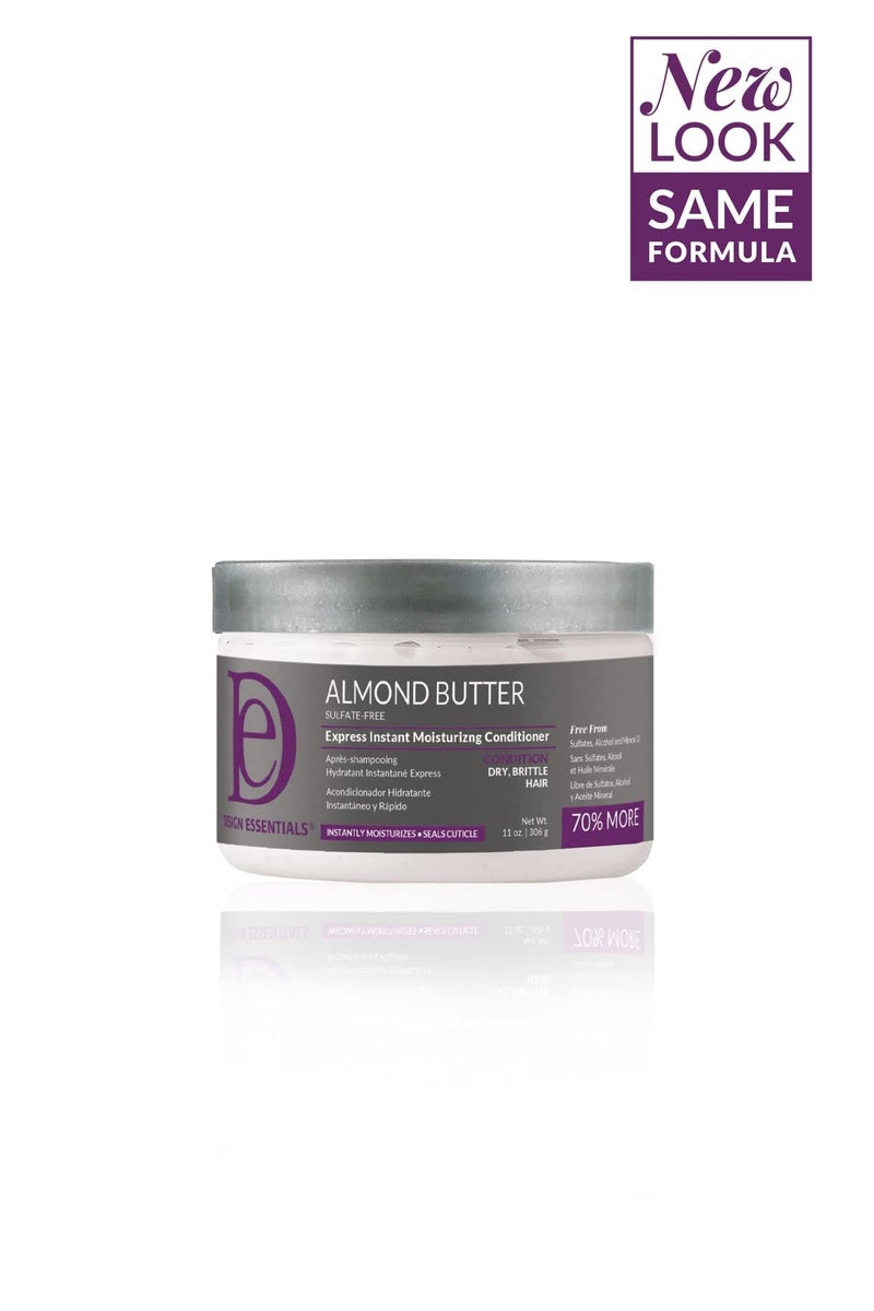 Design Essentials Almond Butter Express Instant Moisturizing Conditioner, For Hydrating and Moisturizing Dry, Brittle Hair, 11 oz (Pack of 1) - Image 3