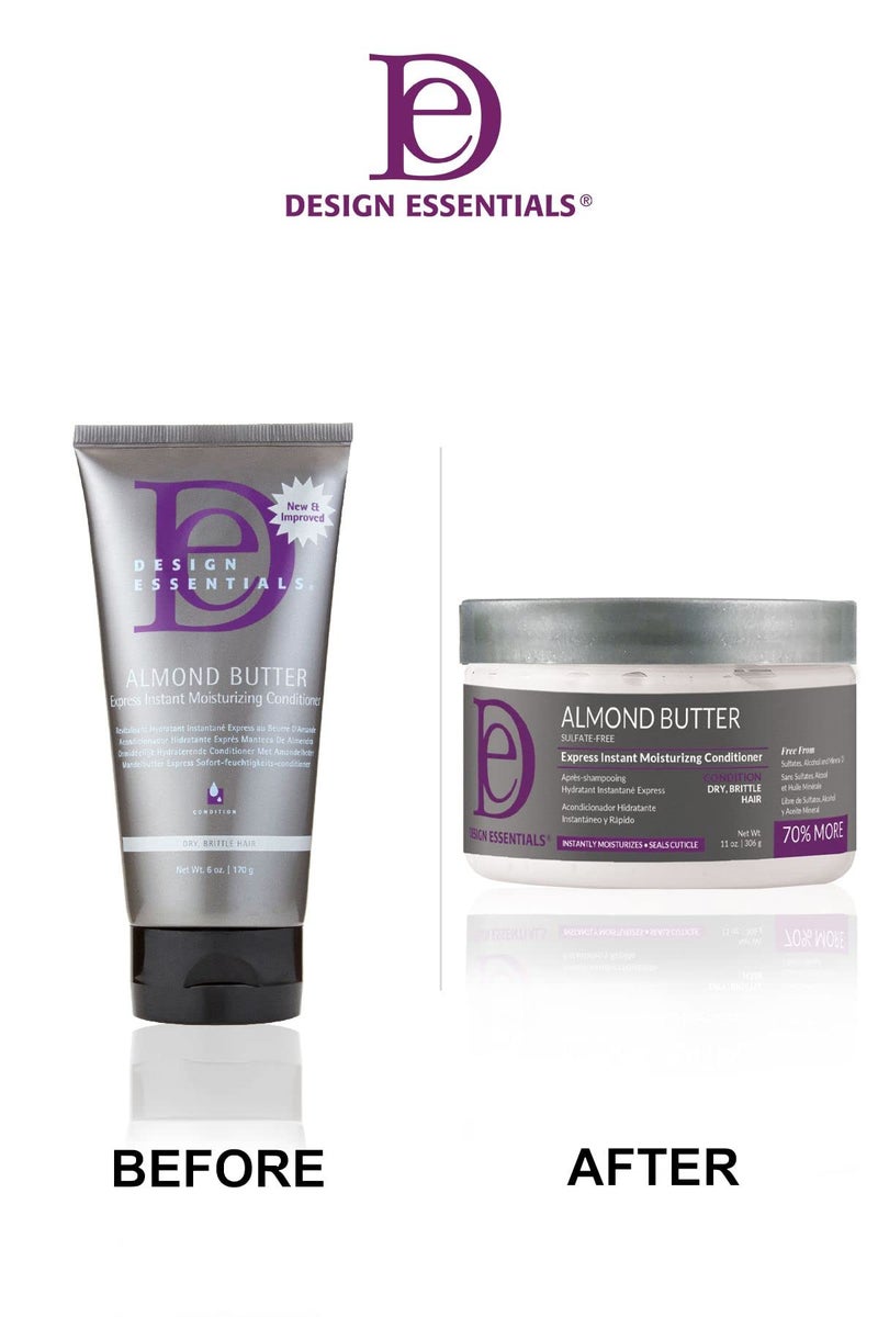 Design Essentials Almond Butter Express Instant Moisturizing Conditioner, For Hydrating and Moisturizing Dry, Brittle Hair, 11 oz (Pack of 1) - Image 4