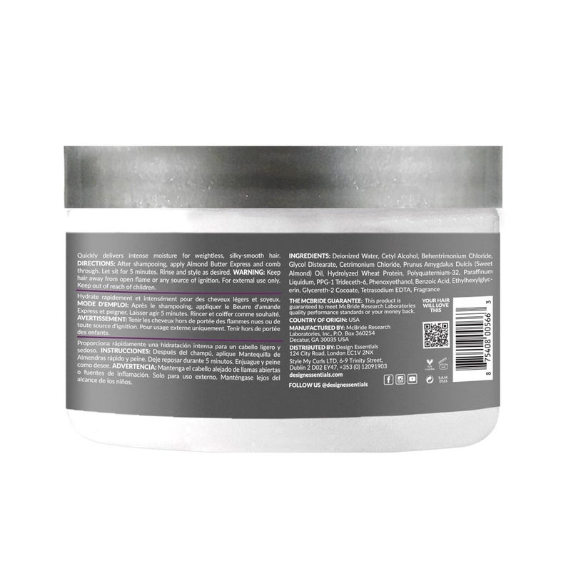 Design Essentials Almond Butter Express Instant Moisturizing Conditioner, For Hydrating and Moisturizing Dry, Brittle Hair, 11 oz (Pack of 1) - Image 2