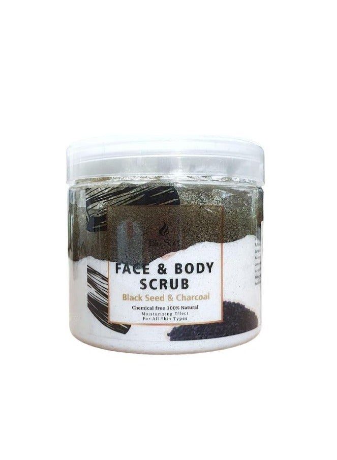 Bio Soft Face & Body Scrub Blackseed & Charcoal - Image 1