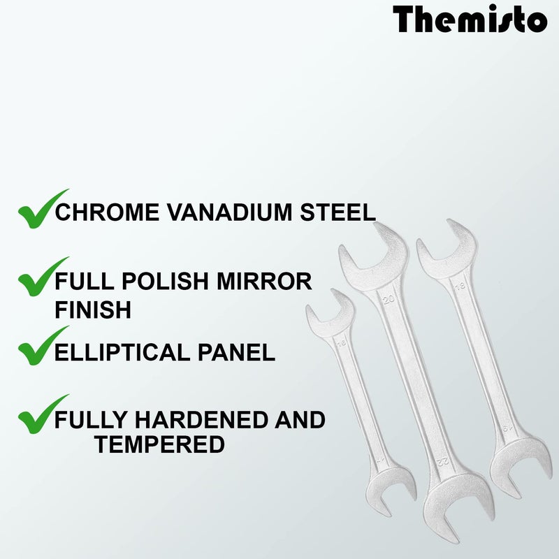 THEMISTO THT14 6pcs Double Open Ended Spanner set - Image 4