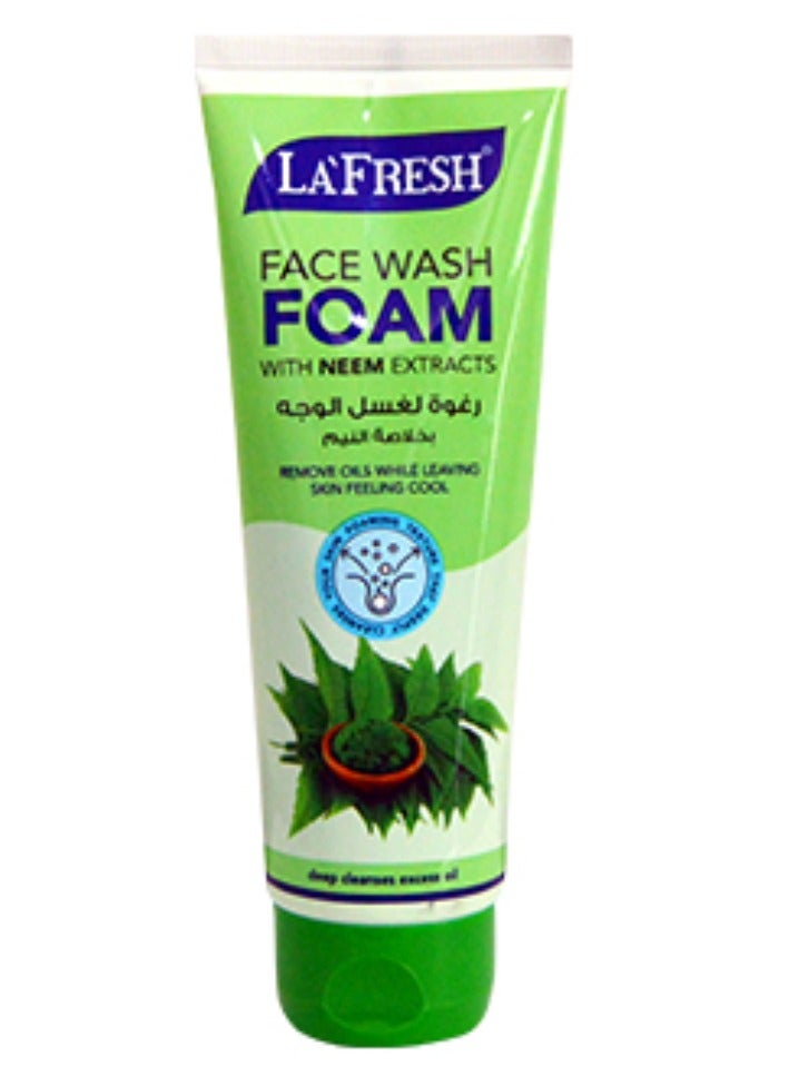 Face Wash Foam With Neem Extracts 100 ML