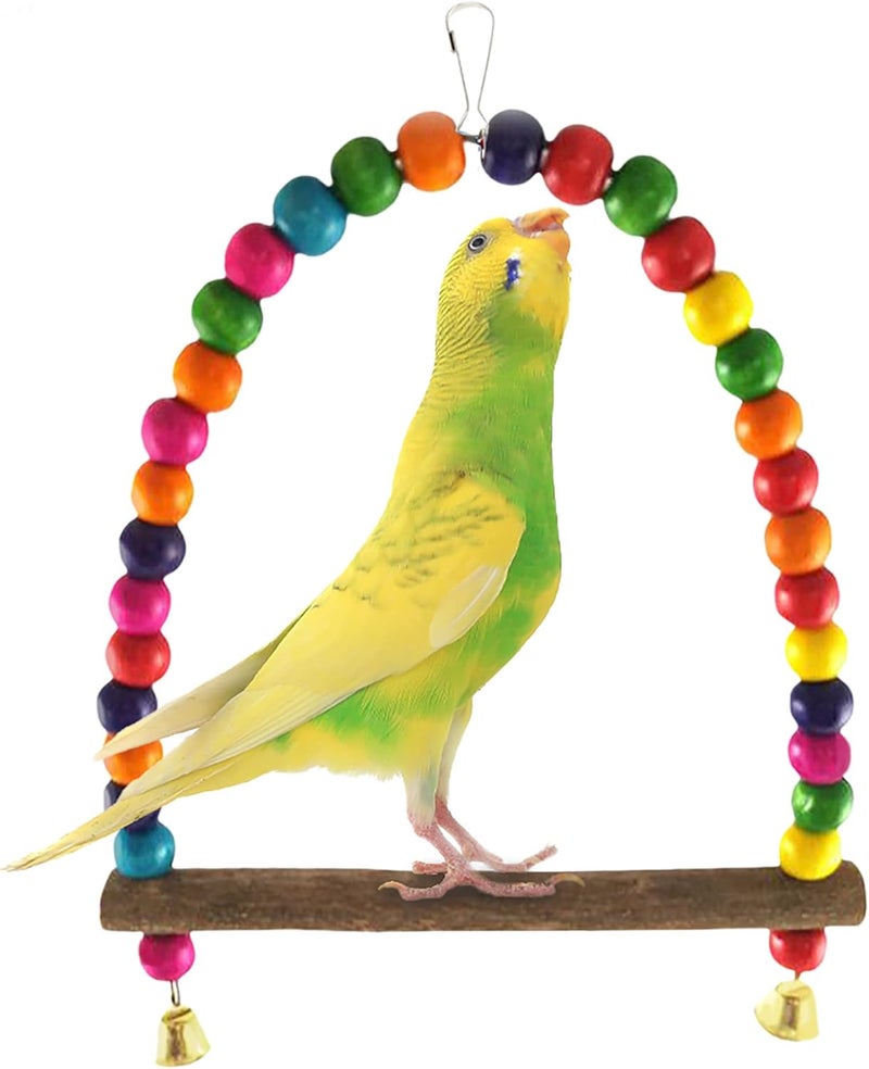 SunGrow Hummingbird Swing Perch, 6” x 8.5”, Wooden Dowel Makes for Resting Spot, 1-Piece - Image 1