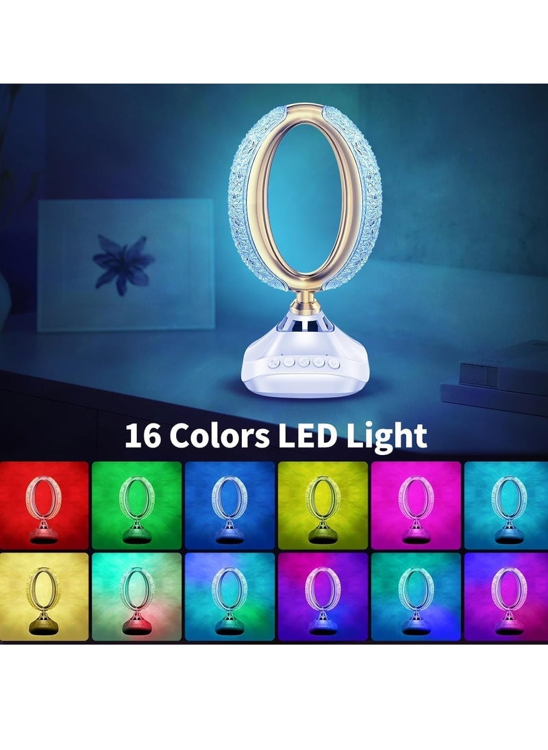 ELTRAZONE Bluetooth Quran Speaker Desk Lamp | 16-Color LED Night Light with Remote Control & Adjustable Brightness | 2000mAh Rechargeable Battery | Portable Islamic Table Lamp for Bedroom, Ramadan, Muslim Kids, Home Decor & Spiritual Gifts - Image 5