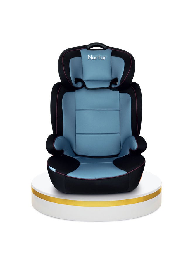 Nurtur مقعد سيارة للأطفال 3 في 1 من Jupiter BabyKids مع مسند ظهر قابل للتعديل وحماية إضافية وحزام أمان بخمس نقاط للأطفال من 9 أشهر إلى 12 عامًا حتى 36 كجم منتج رسمي - Image 1