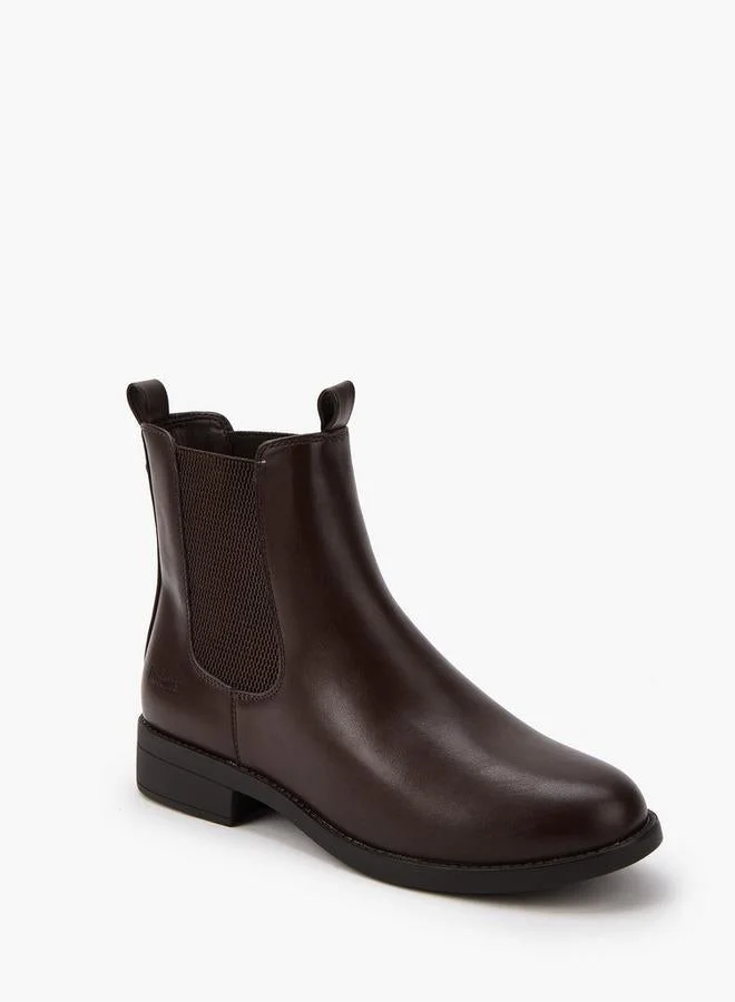Lee Cooper BROWN Women'S Solid Slip-On Ankle Boots for Women | Best Price UAE