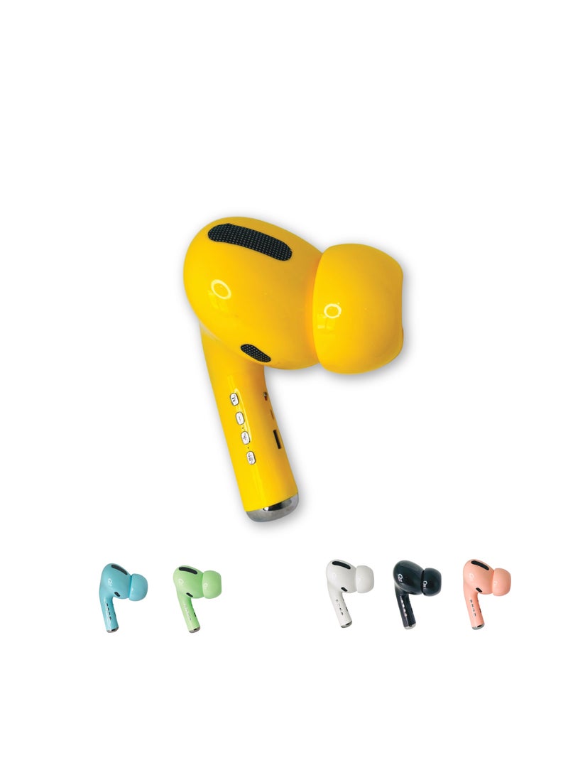 Big Pea Giant Headphone Bluetooth Speaker MK-301 -yellow - Image 1