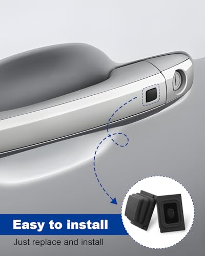 ANODZU Exterior Door Handle Buckle Induction Button Fit for Hyundai Tucson 2015 2016 2017 2018 2019 2020 2Pcs - Image 2