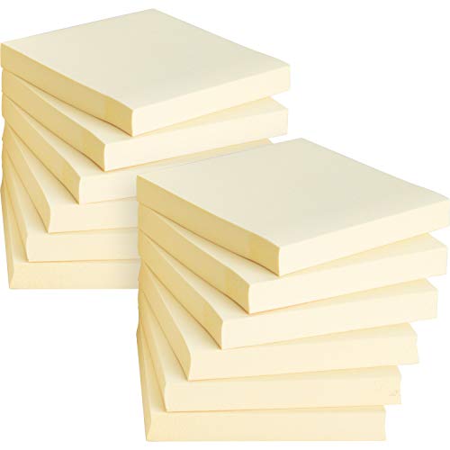 Business Source Yellow Repositionable Adhesive Notes, 3"x3" - Image 3